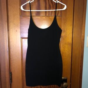 Mini black dress